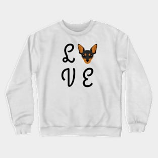 Rat Terrier Love Crewneck Sweatshirt
